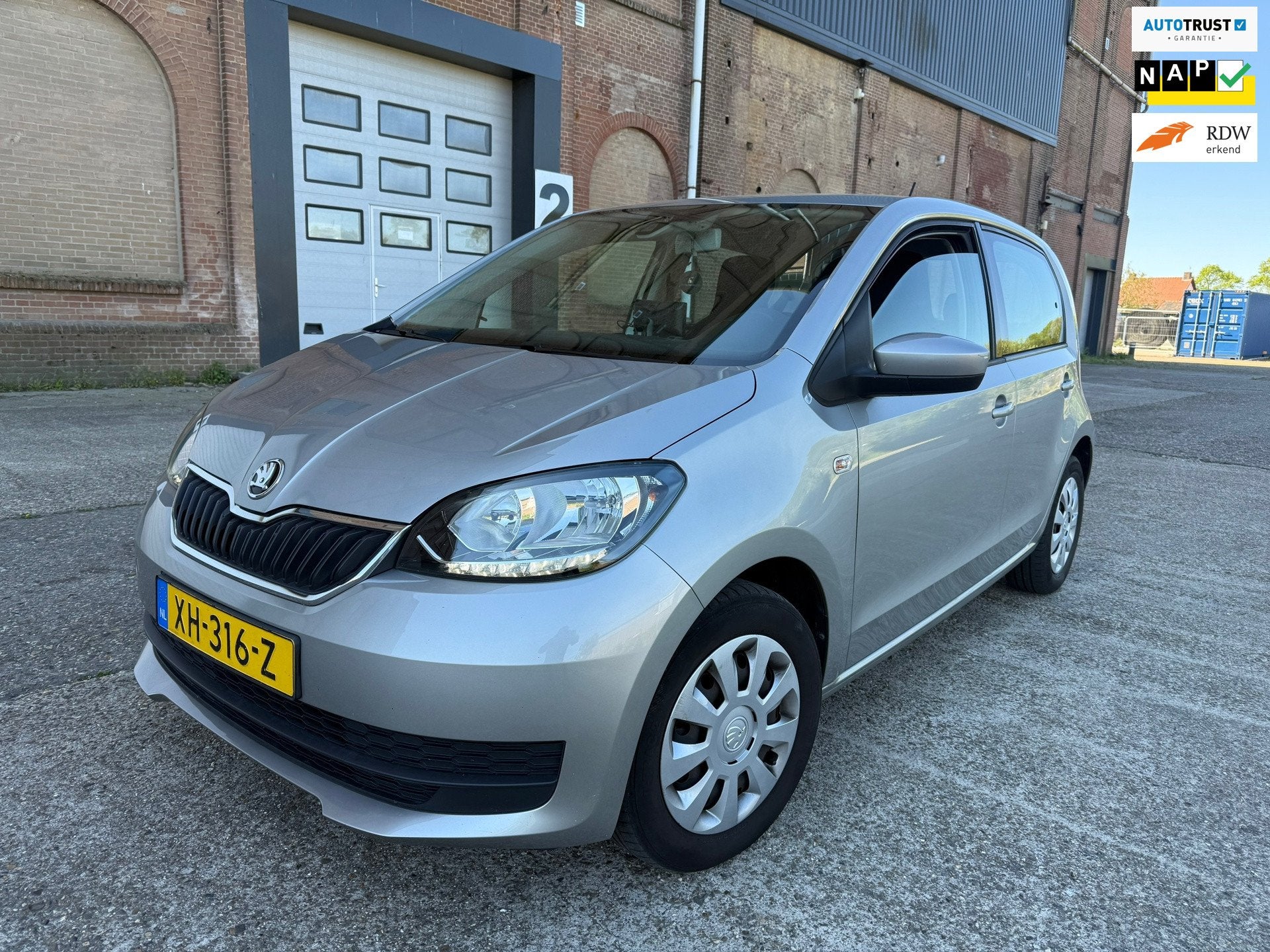 Skoda Citigo 1.0 Greentech Ambition NAP/AIRCO/CRUISE/APK, Auto's, Skoda, Voorwielaandrijving, Dealer onderhouden, Gebruikt, Euro 6