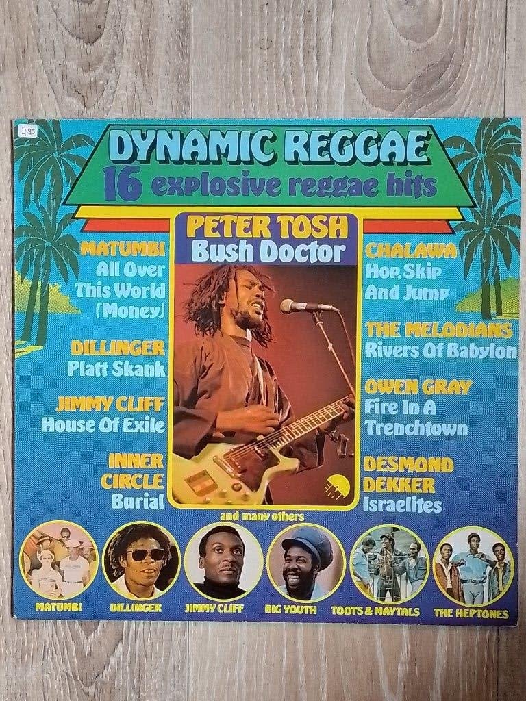 Dynamic Reggae 16 Explosive Reggae Hits - V.A./Reggae, LP, Gebruikt, Ophalen of Verzenden, Complilatie