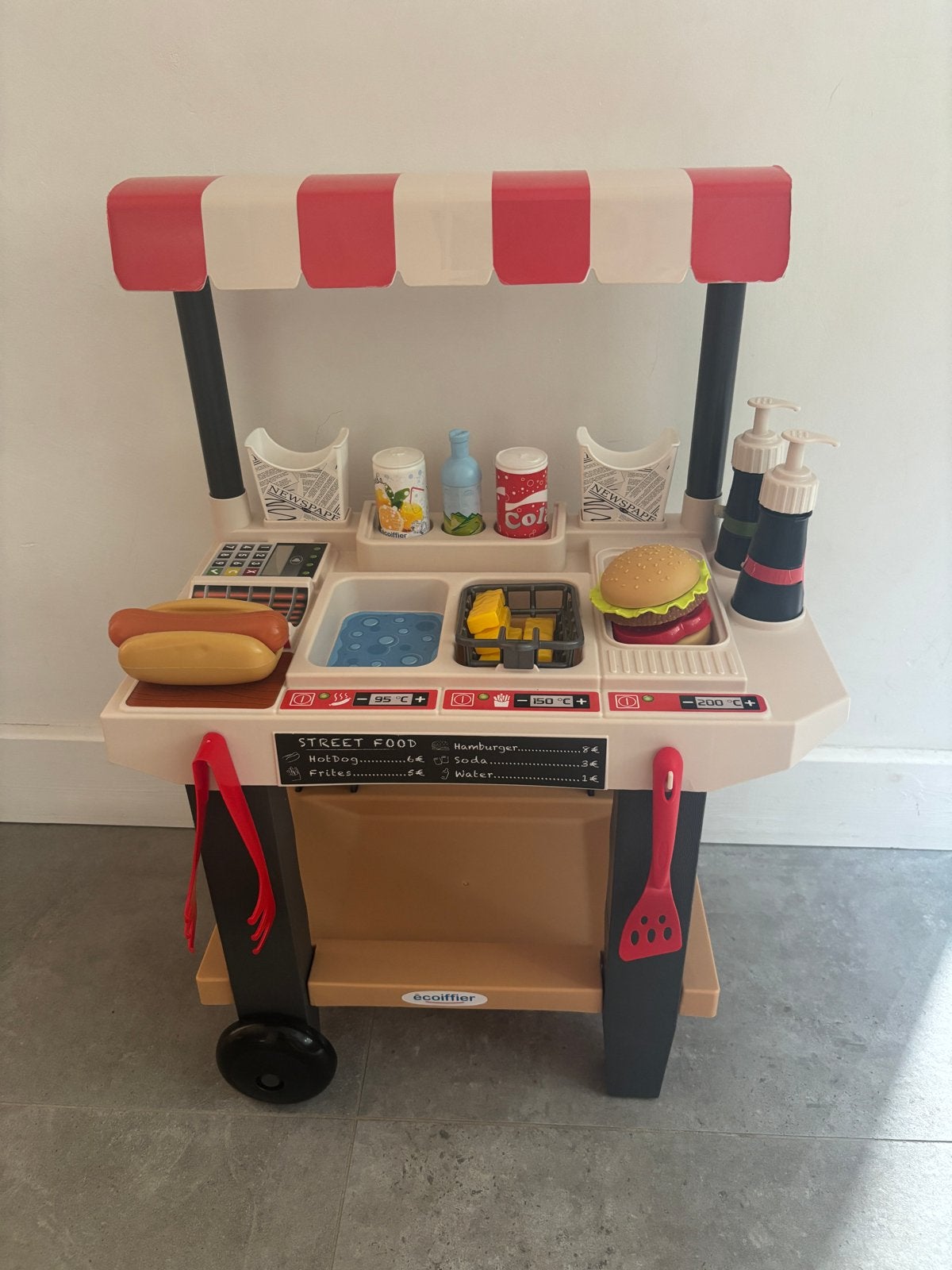 Street Food Karretje - Speelgoed Eetkraam keukentje, Ophalen, Gebruikt, Ontdekken