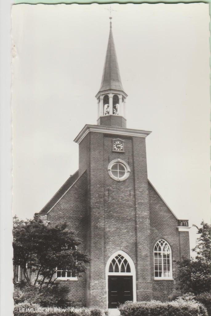 Leimuiden (ZH)  Herv. kerk 1968, Verzamelen, Verzenden, 1960 tot 1980, Ongelopen, Zuid-Holland