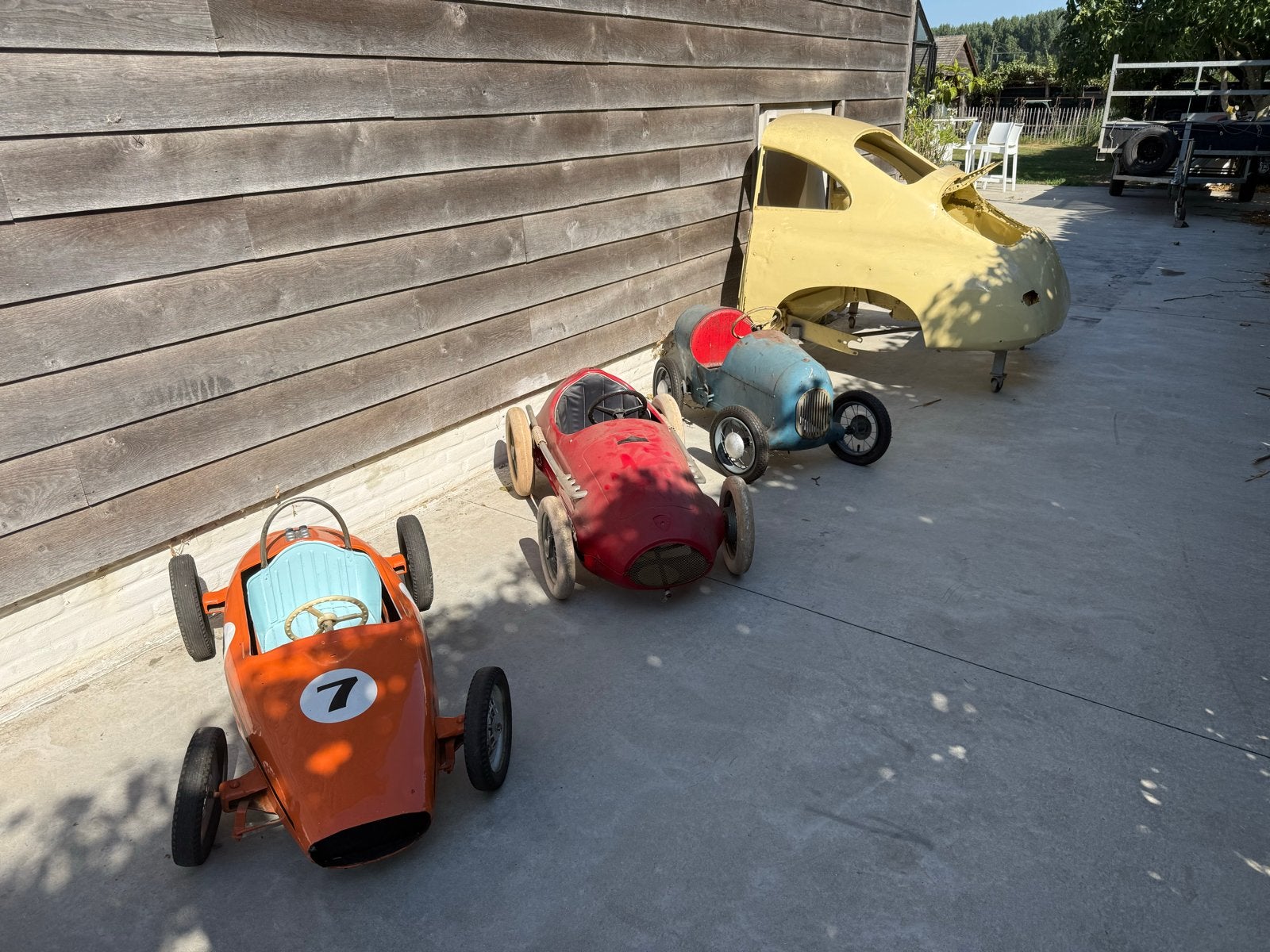 Unieke verzameling: Porsche, Triang, Ferrari, Honda trapauto, Ophalen of Verzenden