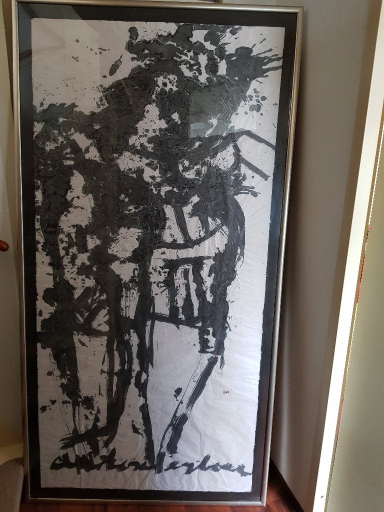 Anton Heyboer, Antiek en Kunst, Ophalen, Figuren, Papier/karton, Overige technieken