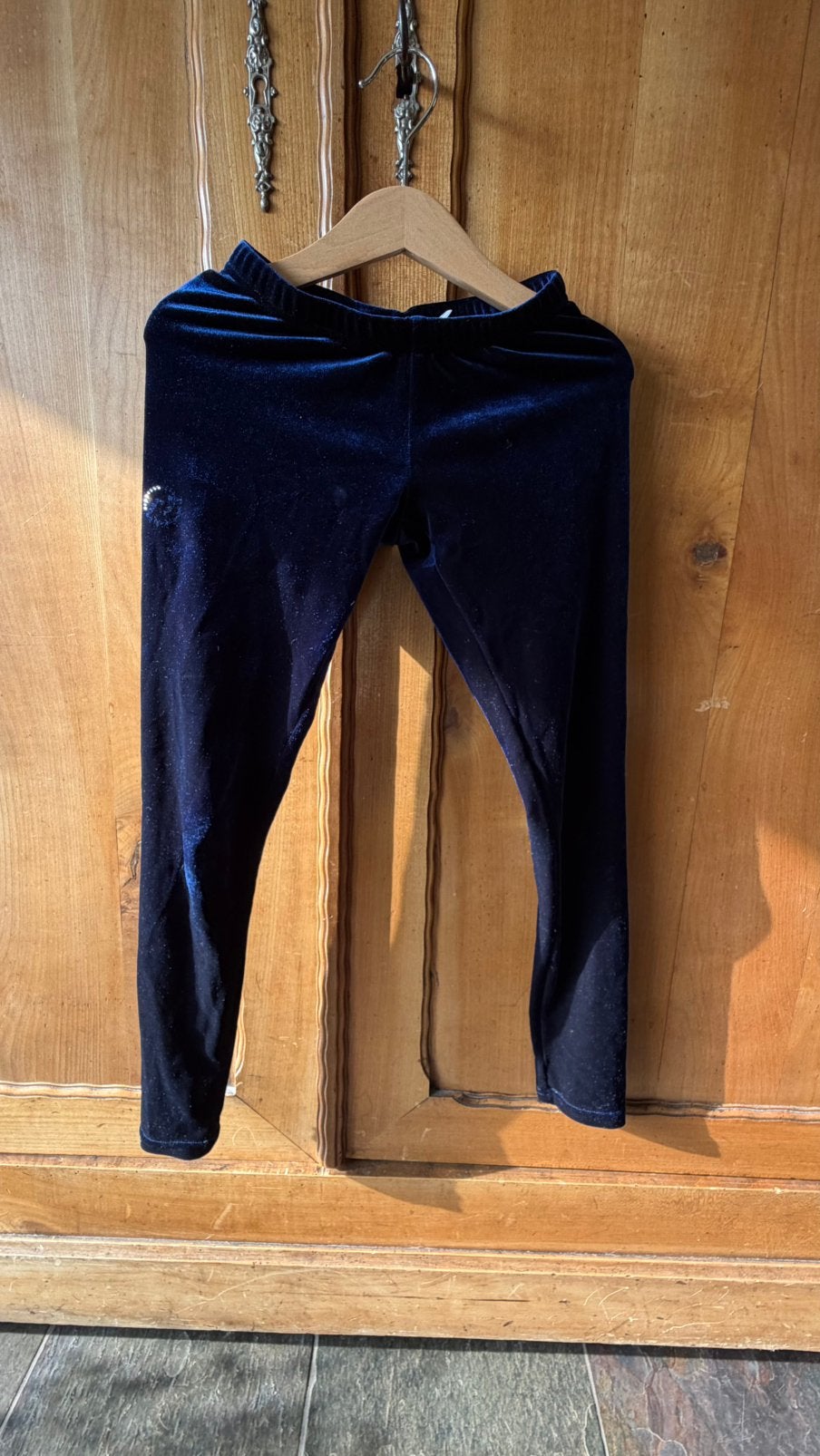 Turnlegging van TT gymnastics in maat 140, Sport en Fitness, Turnen, Blauw, Turnbroekje, Zo goed als nieuw, Kindermaat 122 t/m 140