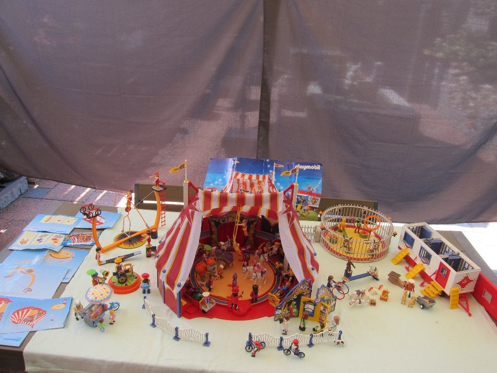 Playmobil 4230 Circus + heel veel  extra`s, Gebruikt, Complete set, Overige typen, Ophalen of Verzenden