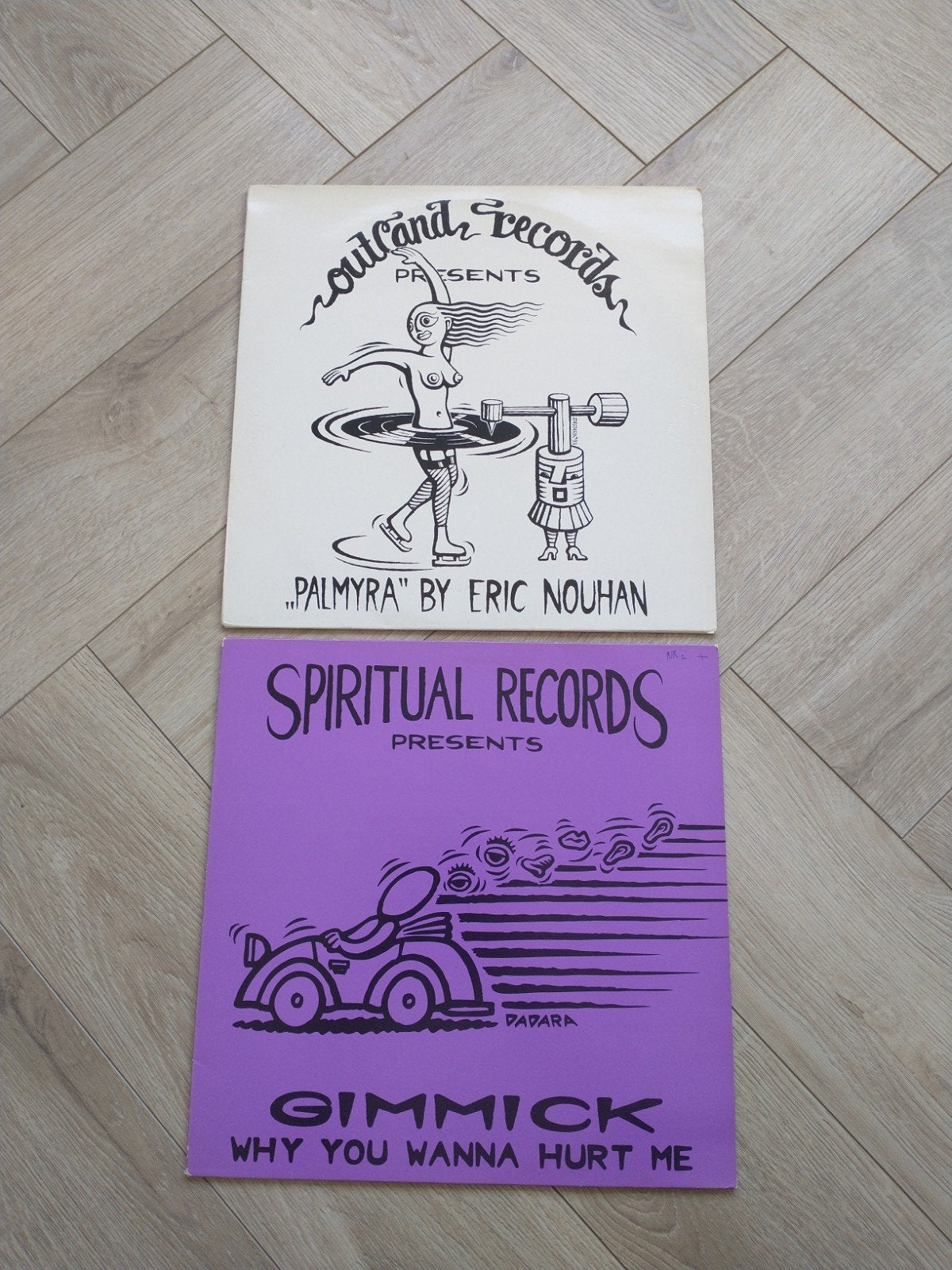 Dadara 2x outland records Eric Nouhan & Gimmick (1993), Cd's en Dvd's, Vinyl | Dance en House, LP, Gebruikt, House, Verzenden