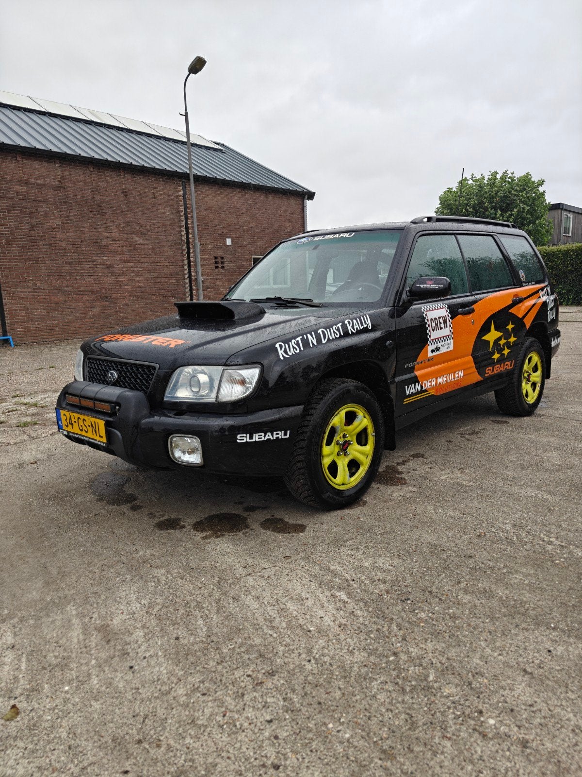Subaru Forester 2.0 Turbo 2001 Zwart S-turbo ej205 td04, 1994 cc, 1800 kg, 4 cilinders, Zwart