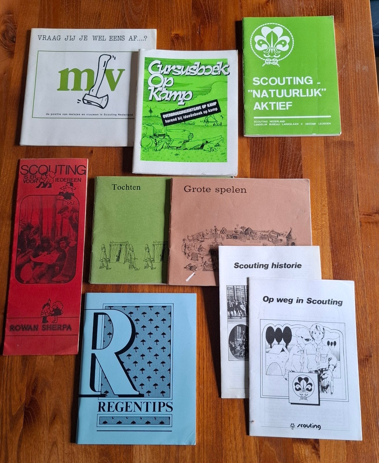 Diverse Scouting folders/brochures, Verzamelen, Scouting, Gebruikt, Boek of Tijdschrift, Ophalen of Verzenden