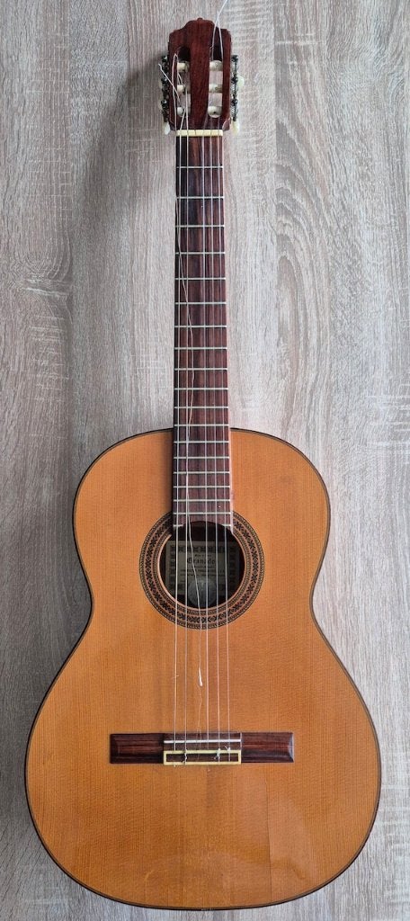 Akoestische Spaanse Granados model 5 gitaar., Ophalen, Gebruikt, Klassieke of Spaanse gitaar
