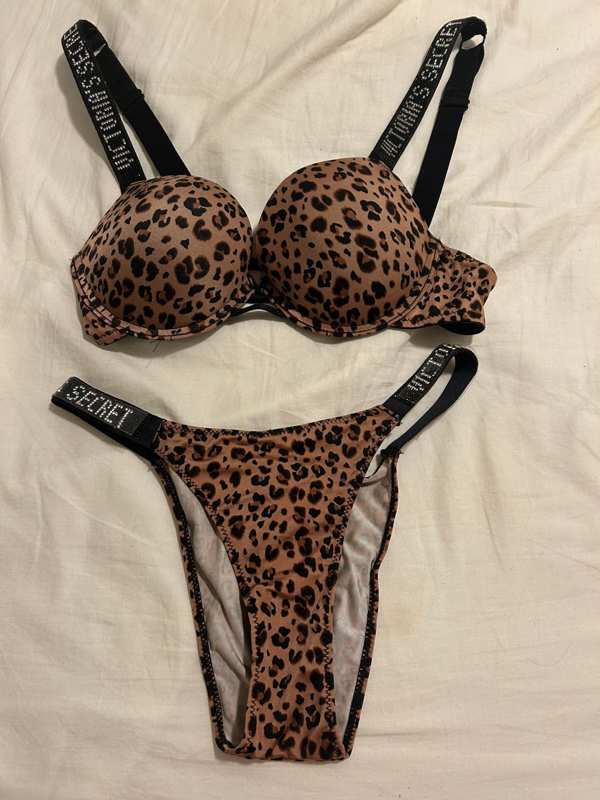 Victoria’s secret panter set nieuw, Ophalen of Verzenden, Bruin, Setje