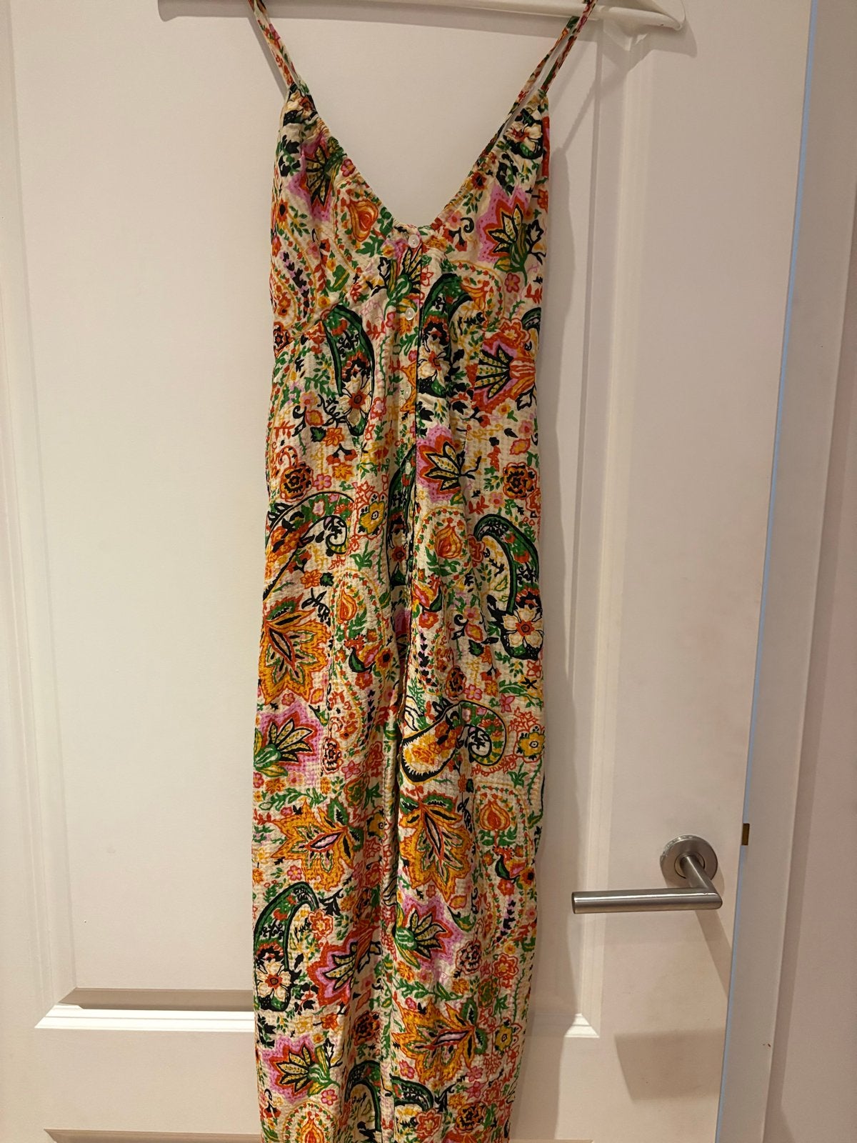 BA&SH jurk met paisley print, maat 0, Kleding | Dames, Jurken, Meerkleurig, Ophalen of Verzenden, Zo goed als nieuw, Maat 34 (XS) of kleiner