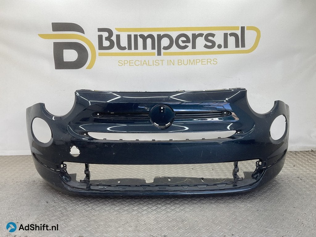 Bumper Fiat 500 Lounge Facelift 16-23 735619491 Voorbumper B, Auto-onderdelen, Carrosserie en Plaatwerk, Bumper