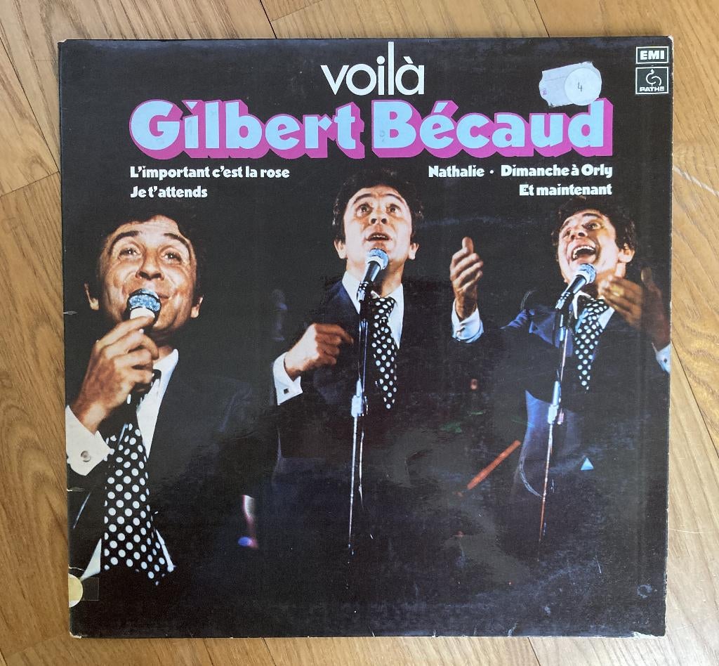 LP Gilbert Bécaud - Voilà, Ophalen of Verzenden, Gebruikt, 12 inch