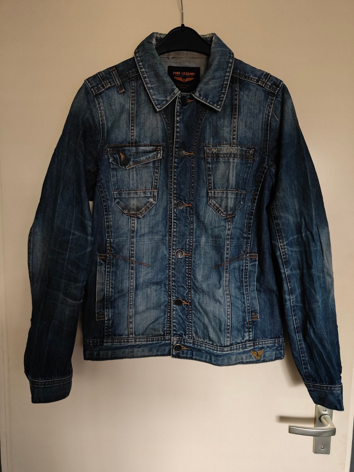 PME Legend spijkerjack mt M, Maat 52/54 (L), Pme Legend, Gedragen, Verzenden