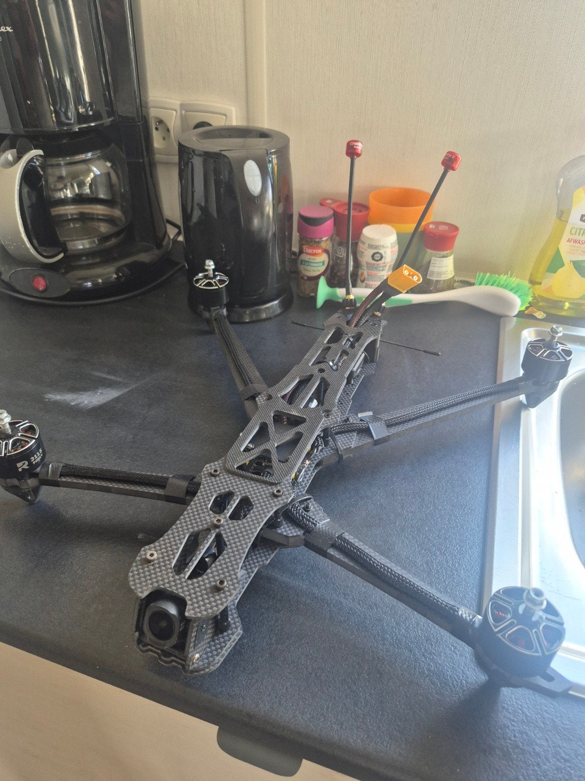 Geprc Pulsar 10 inch FPV drone met O4 Pro (oude batch), Audio, Tv en Foto, Drones, Overige merken, Altitude Hold, Zo goed als nieuw