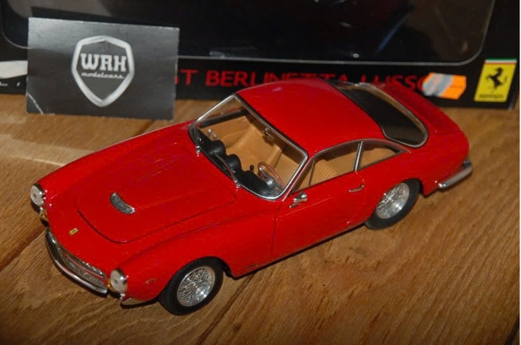 1:18 Ferrari 250 Lusso rosso corsa Hotwheels elite INBOX WRH, Verzenden, Zo goed als nieuw, Auto, Hot Wheels