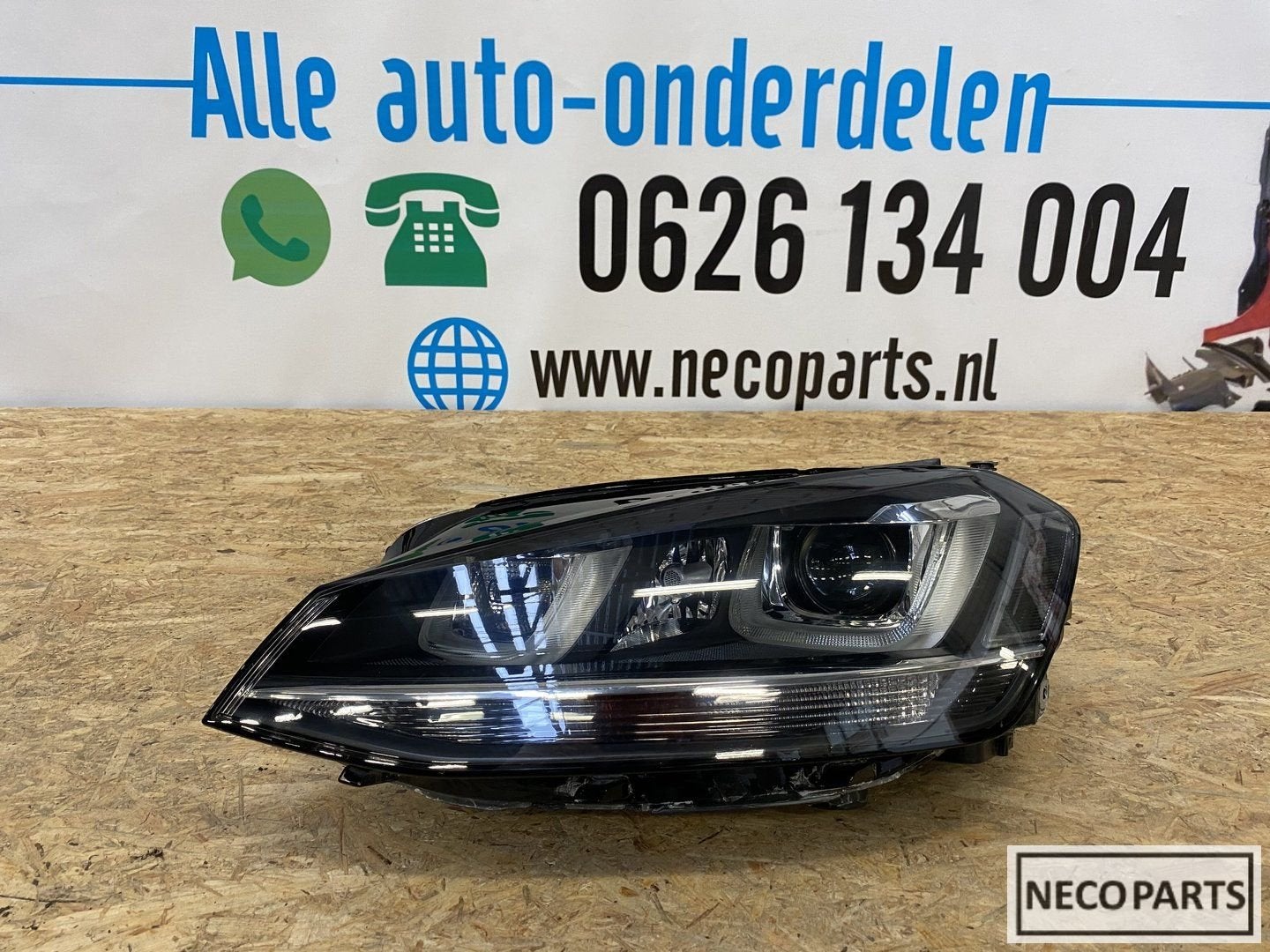 Vw golf 7 xenon led koplamp links 5G1941033 origineel, Auto-onderdelen, Verlichting, Gebruikt, -, Volkswagen, -