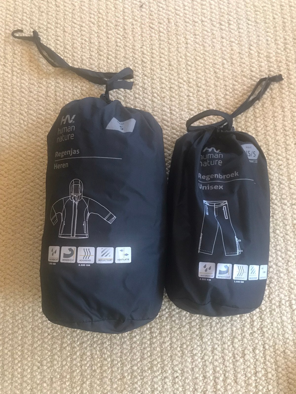 REGENKLEDING MAAT: S HUMAN NATURE, Ophalen of Verzenden, Zo goed als nieuw, Dames, Bovenkleding