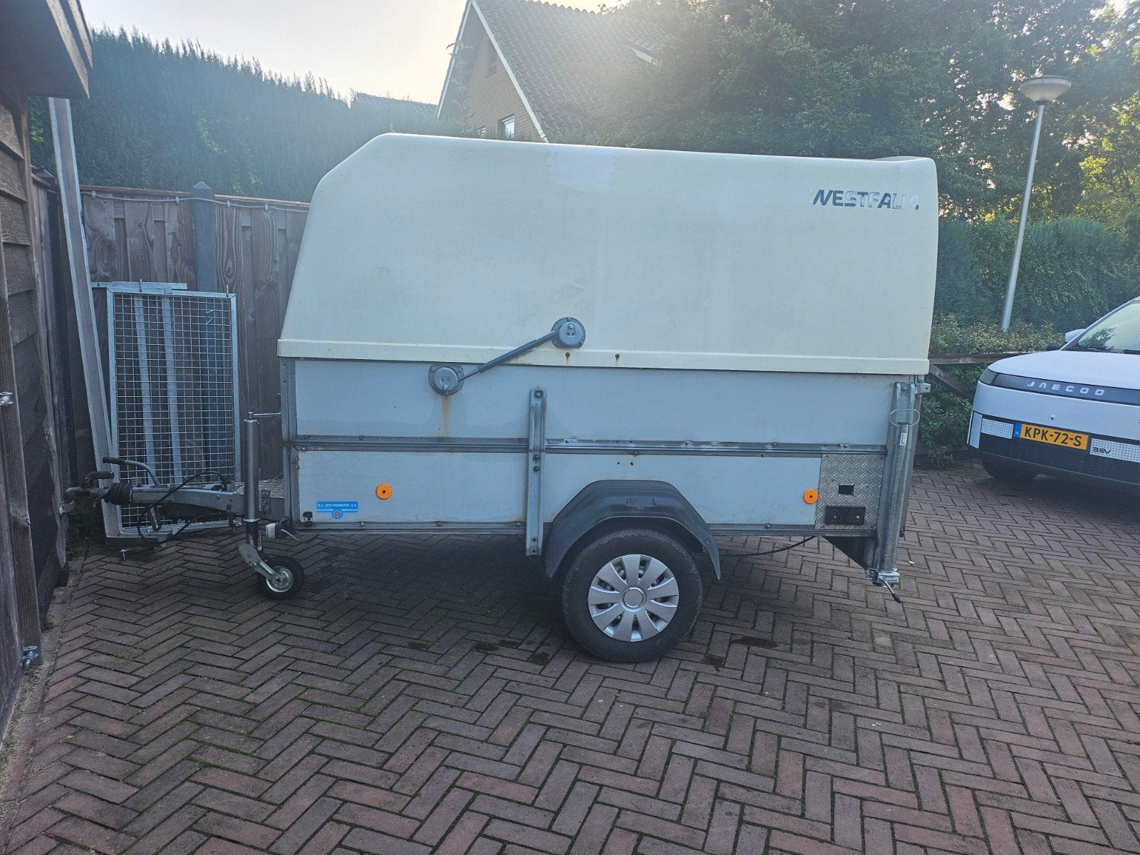 westfalia gesloten aanhanger met kenteken., Ophalen of Verzenden, Nieuw