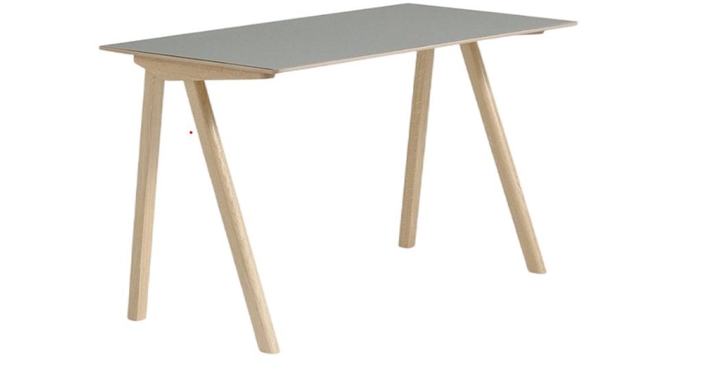 HAY CPH90 Water based- lacquered solid OAK Top Table, 200 cm of meer, Zo goed als nieuw, Rechthoekig, 50 tot 100 cm