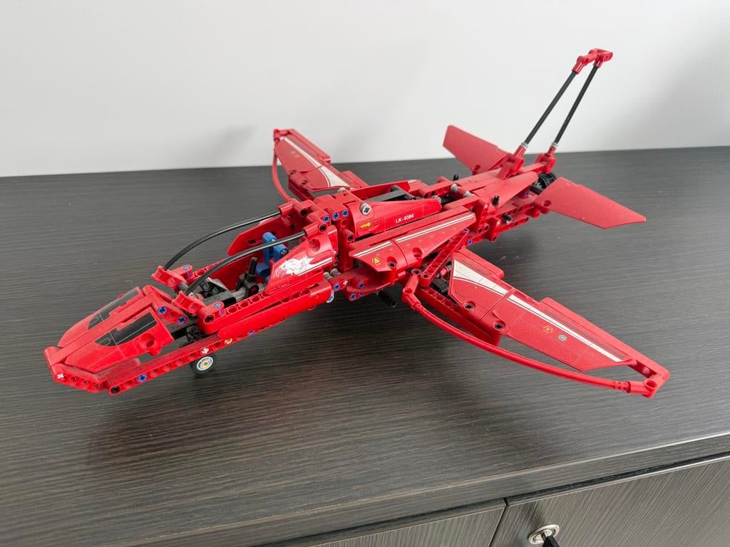LEGO Technic Straalvliegtuig 9394 (2-in-1), Kinderen en Baby's, Speelgoed | Duplo en Lego, Gebruikt, Lego, Ophalen of Verzenden