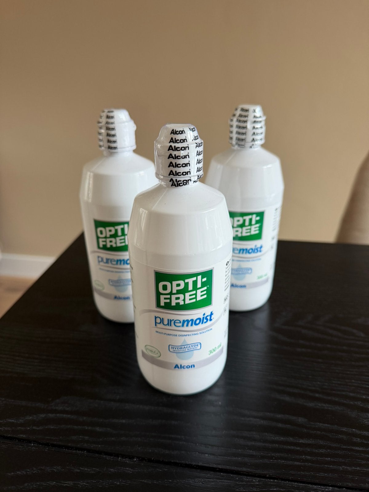Optifree puremoist lenzenvloeistof, 3 flessen (nieuw), Ophalen of Verzenden, Nieuw
