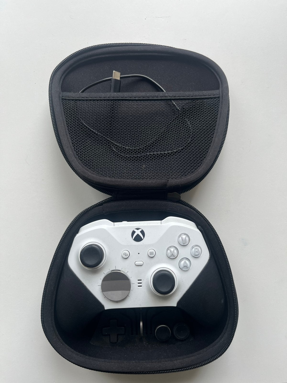 Xbox Elite Series 2 Controller Wit, Spelcomputers en Games, Ophalen of Verzenden, Zo goed als nieuw, Xbox One, Controller