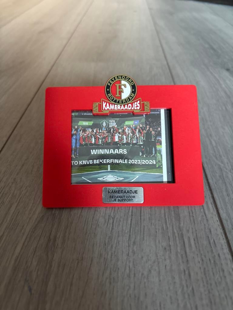 Feyenoord Kameraadje KNVB Bekerfinale 2023/2024, Ophalen of Verzenden, Zo goed als nieuw, Feyenoord, Beeldje of Poppetje