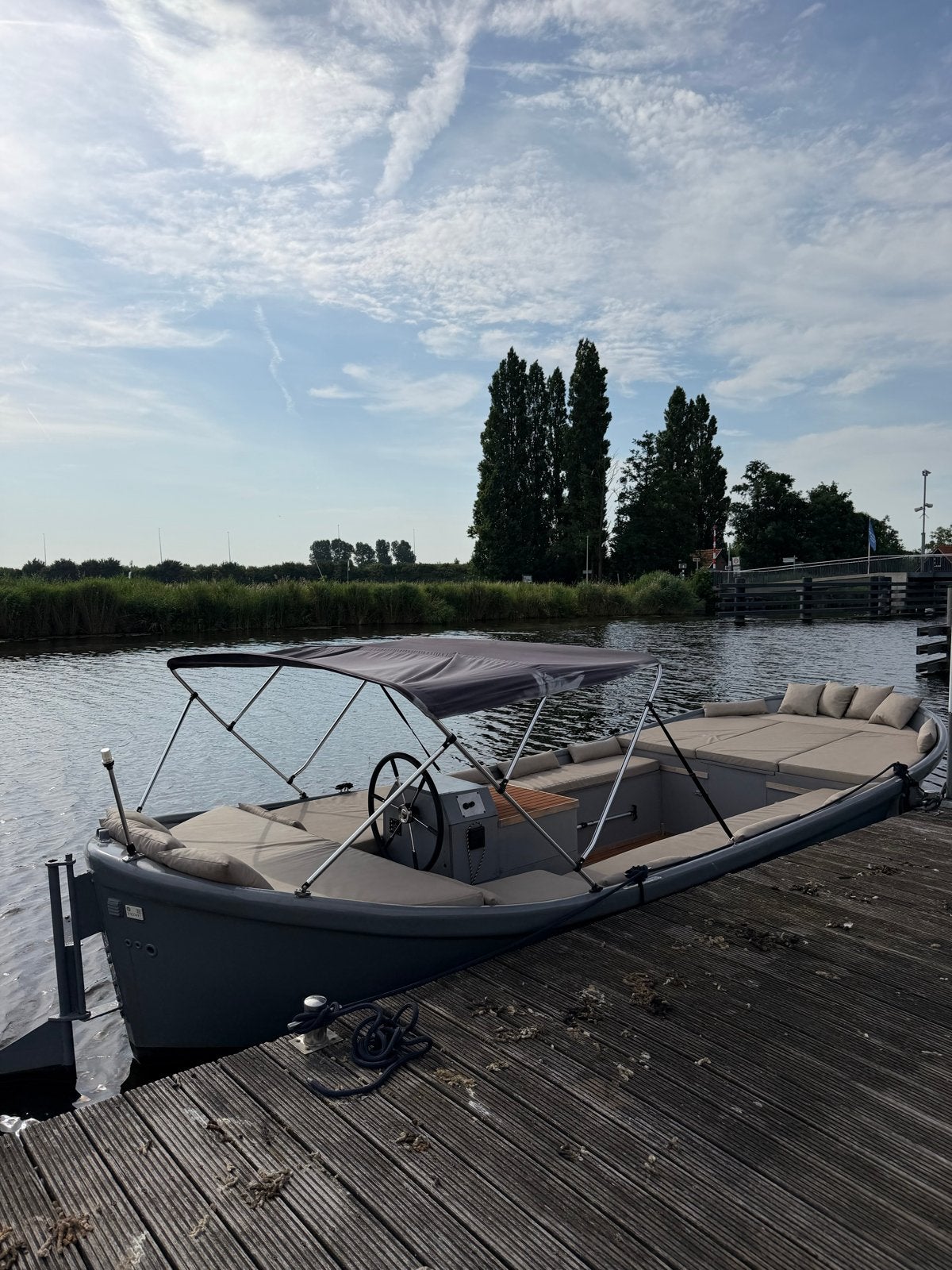 Hybride sloep motorboot consoleboot, Watersport en Boten, Ophalen, Gebruikt, Binnenboordmotor, Diesel