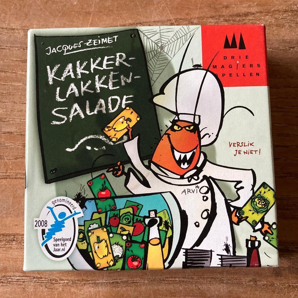 Drie Magiers Spellen - Kakkerlakkensalade (6+jr) zgan, Hobby en Vrije tijd, Gezelschapsspellen | Kaartspellen, Vijf spelers of meer