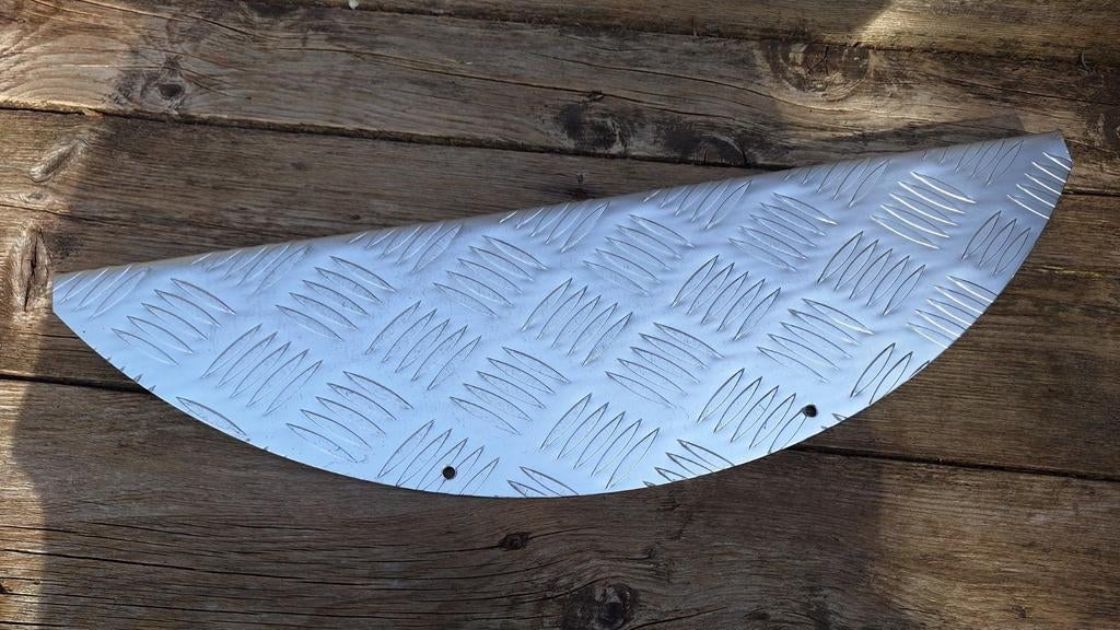 Traptreden/trapmaantjes, aluminium traanplaat, 14 st., Ophalen of Verzenden, Minder dan 2 meter