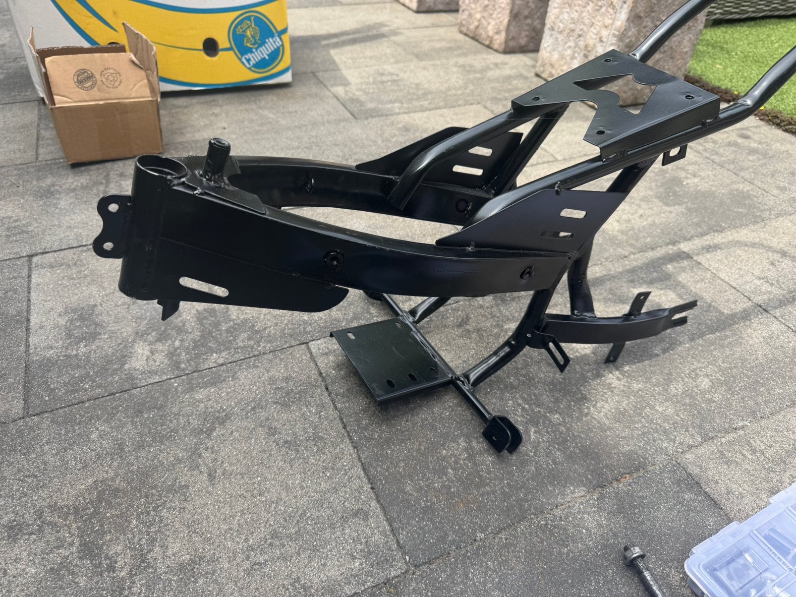 Minibike frame met onderdelen, Fietsen en Brommers, Minibikes, Midibikes en Pitbikes, Ophalen, Zo goed als nieuw, Overige typen