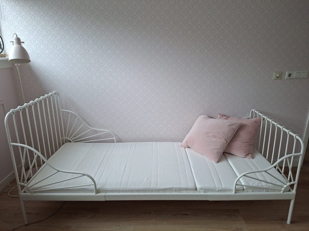 Meegroeibed Ikea, Kinderen en Baby's, 70 tot 85 cm, Zo goed als nieuw, 180 cm of meer, Ophalen