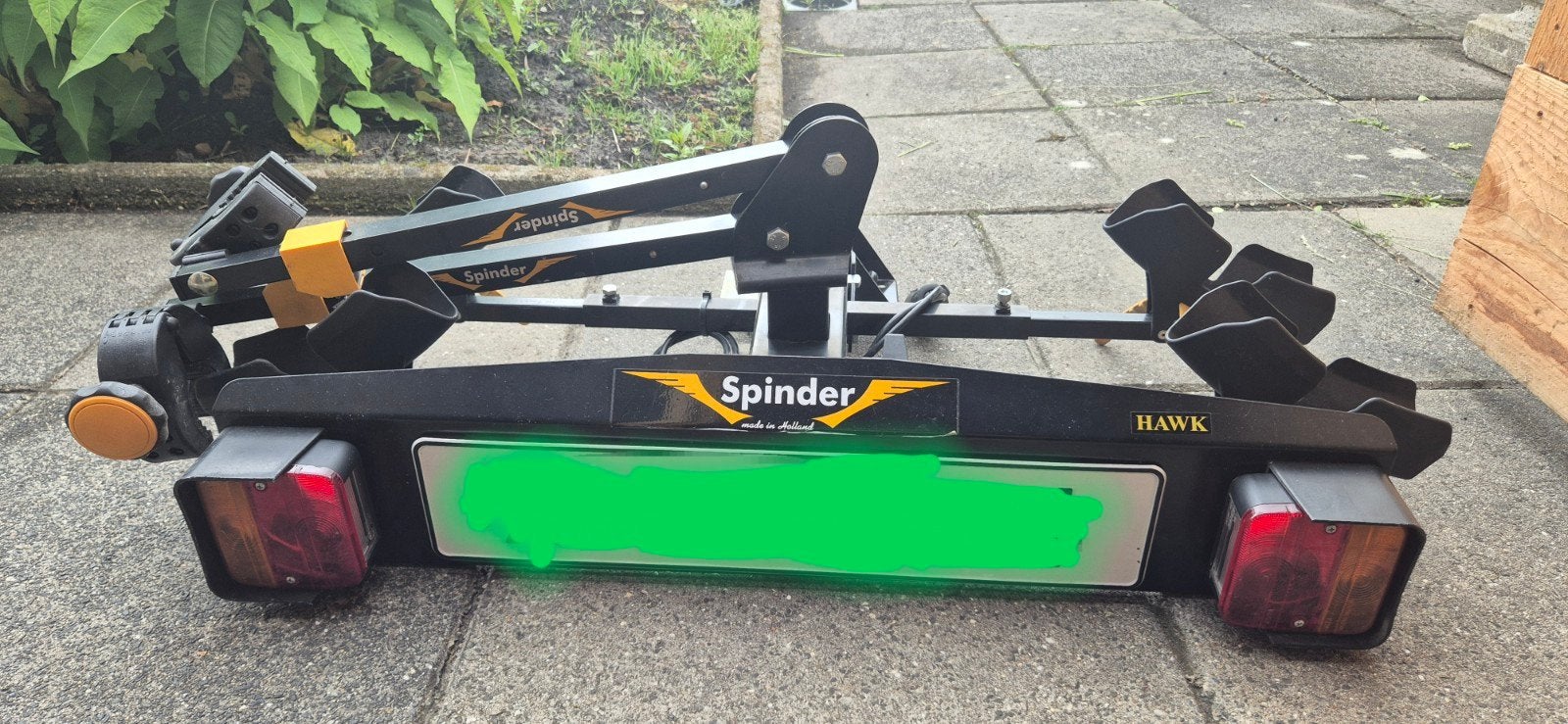 Spinder Hawk fietsendrager, Auto diversen, Fietsendragers, Gebruikt, Trekhaakdrager, Ophalen of Verzenden