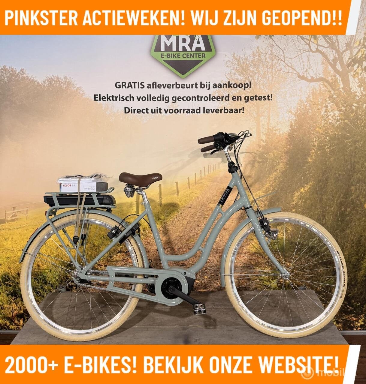 Frappe FBC 200 Elektrische fiets met BOSCH midden motor!, 51 tot 55 cm, Nieuw, Overige merken