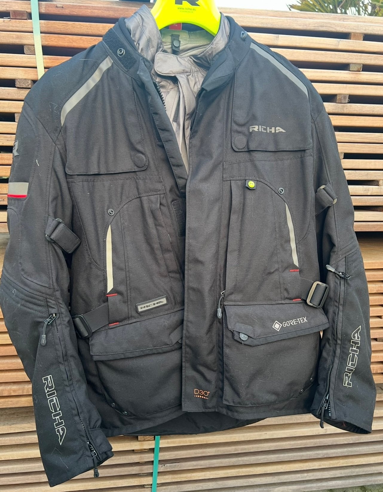 Richa gortex motorkleding jas en broek, Motoren, Kleding | Motorkleding, Ophalen of Verzenden, Tweedehands, Heren, Combipak