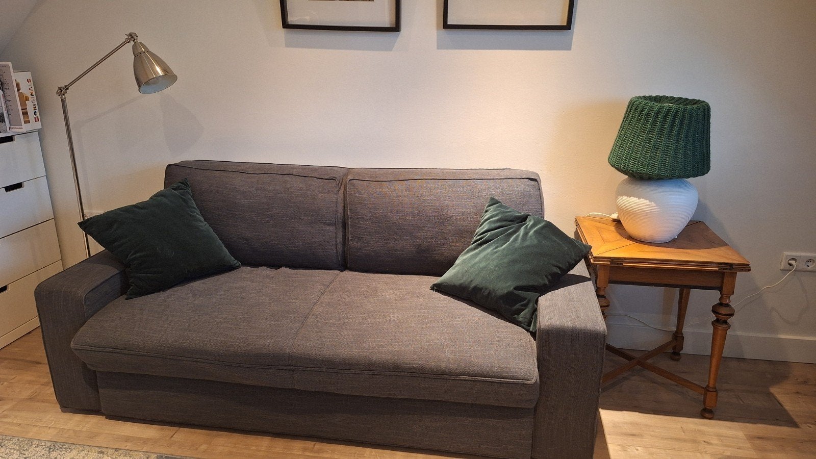 Ikea Vilasund slaapbank - als nieuw, 160x200, Ophalen, Tweepersoons, Zo goed als nieuw, 200 cm