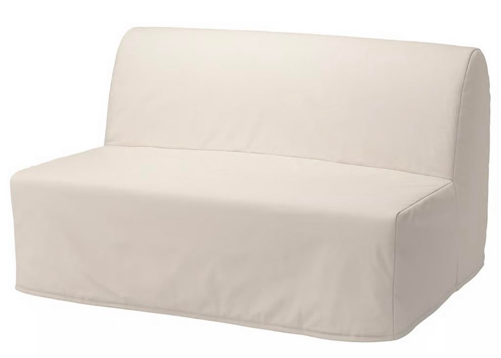 Ikea Lycksele Lovas slaapbank, Ophalen, Tweepersoons, 75 tot 100 cm, Zo goed als nieuw
