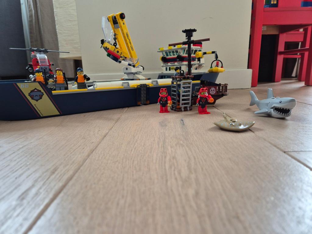 Oceaan onderzoeksschip, legoset 60266., City, Lego, Ophalen of Verzenden, Zo goed als nieuw