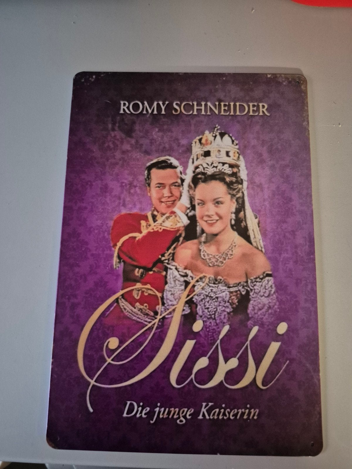 Sissi - Die junge Kaiserin (Romy Schneider) - Metalen bord, Verzamelen, Ophalen of Verzenden, Nieuw, Reclamebord