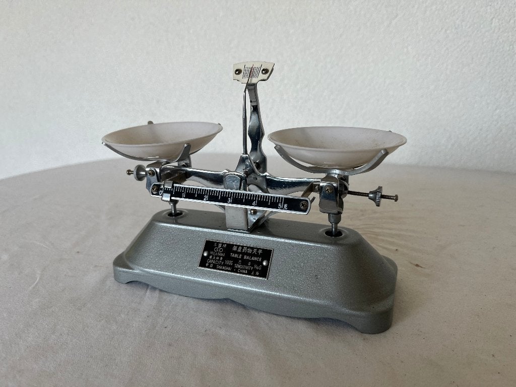 Vintage Mechanische Tafelweegschaal Weegschaal, Antiek en Kunst, Ophalen of Verzenden