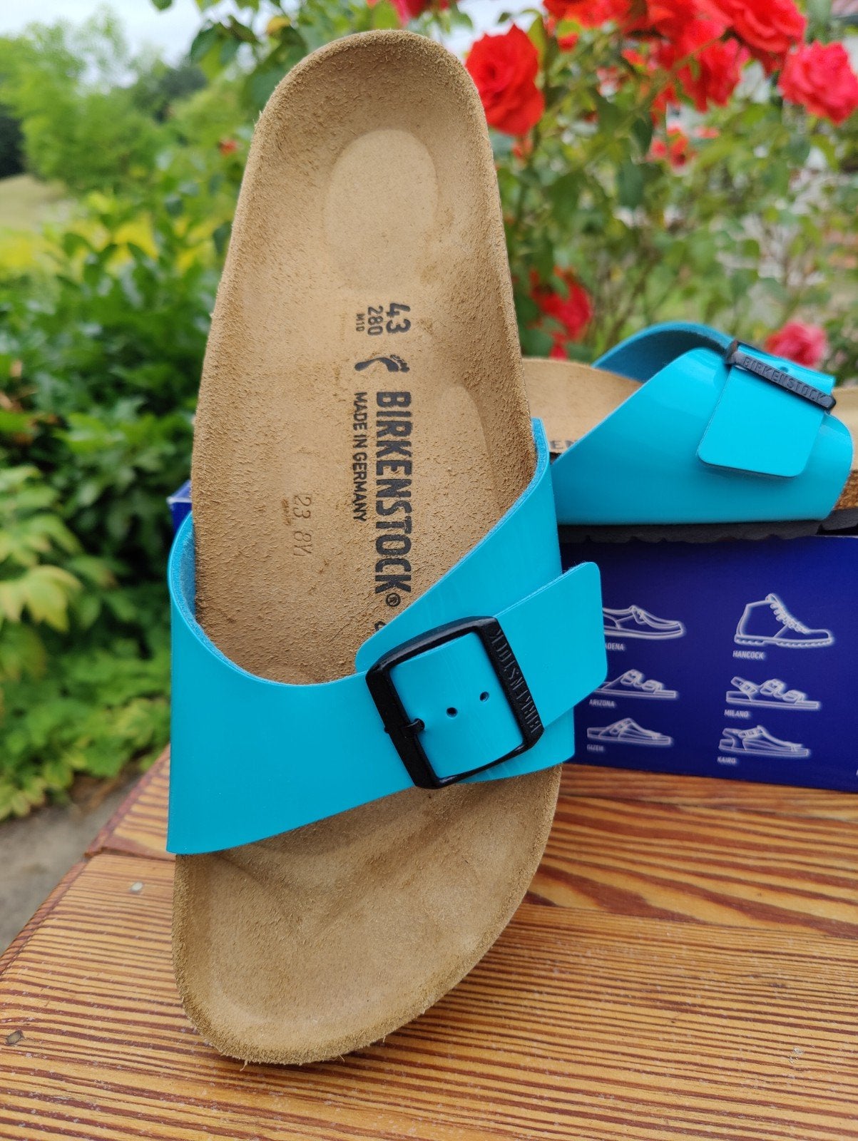 Birkenstock Madrid narrow fit 43 smal voetbed NIEUW, Kleding | Dames, Schoenen, Ophalen of Verzenden, Nieuw, Sandalen of Muiltjes