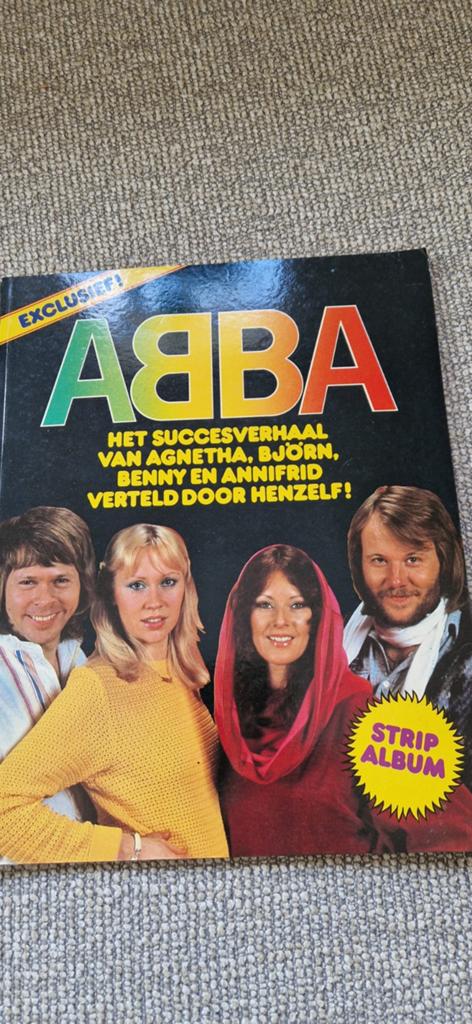 ABBA Het Succesverhaal Stripboek - Exclusief!, Eén stripboek, Ophalen of Verzenden, Gelezen, Onbekend