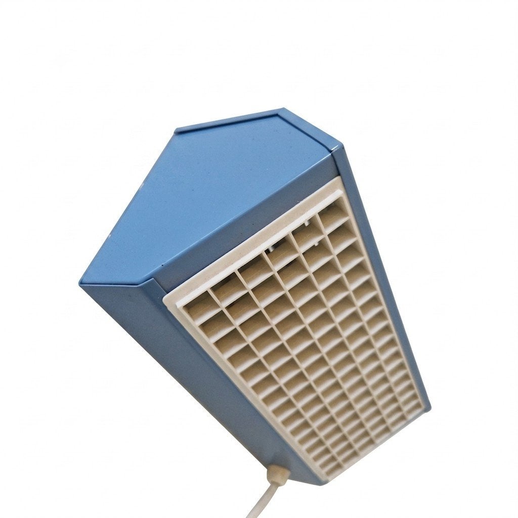 Vintage IKEA V204 Sussa wandlamp jaren '80 - Blauw metaal, Ophalen of Verzenden