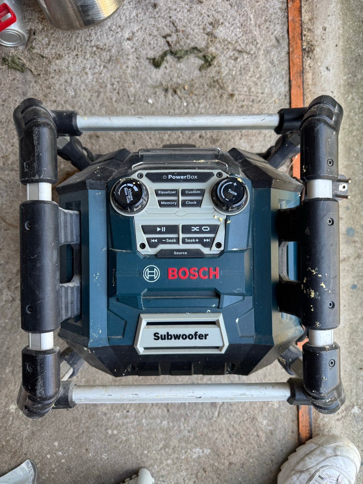 Bosch Bouwradio Robuust met Subwoofer, Audio, Tv en Foto, Radio's, Gebruikt, Bouwradio, Ophalen of Verzenden