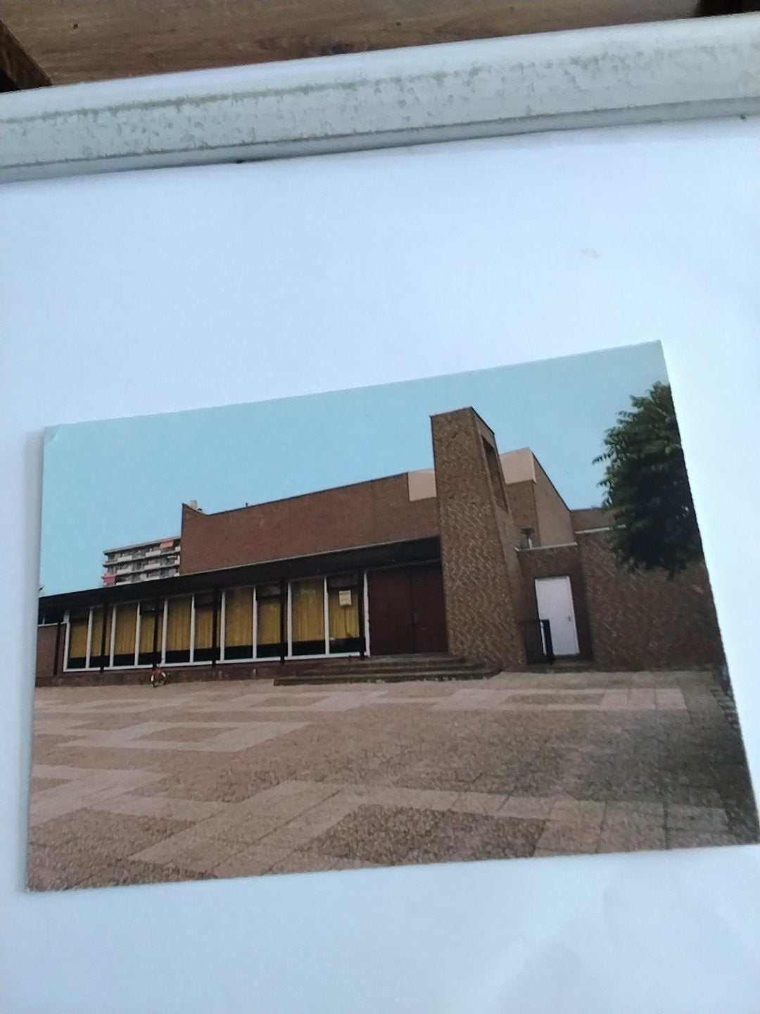Ansichtkaart Waddinxveen - Ontmoetingskerk, Verzamelen, Ophalen of Verzenden, 1960 tot 1980, Ongelopen