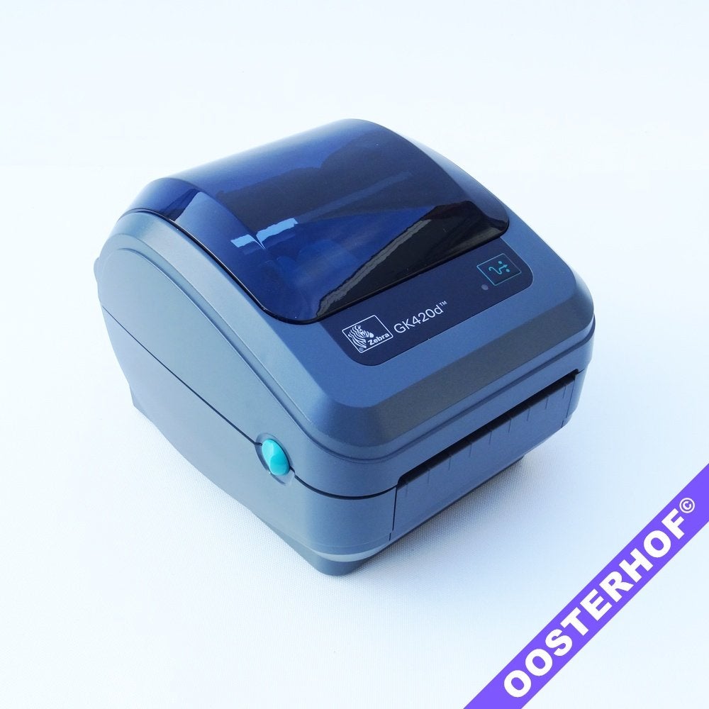 Zebra® GK420d Thermal Label Printer - USB + Netwerk #1, Gebruikt, Qwerty, Ophalen of Verzenden, Zebra