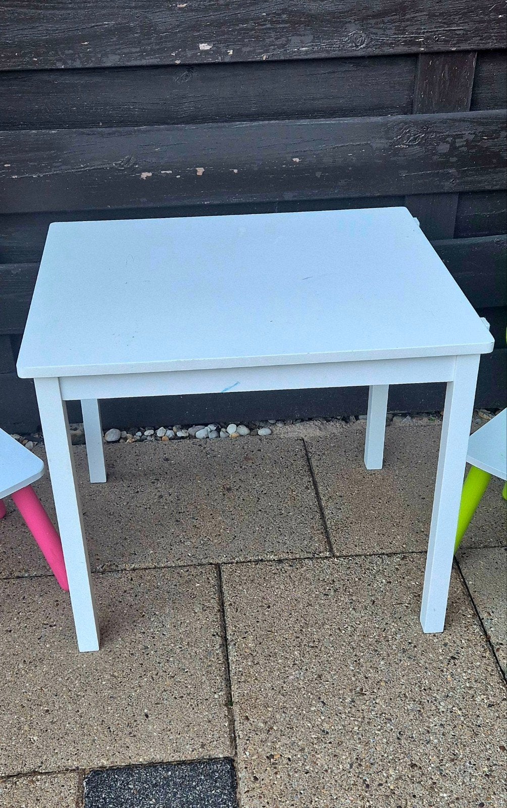 Kindermeubel / tafeltje van de ikea, kleur: wit (zie foto's), Ophalen, Gebruikt, Tafel(s)