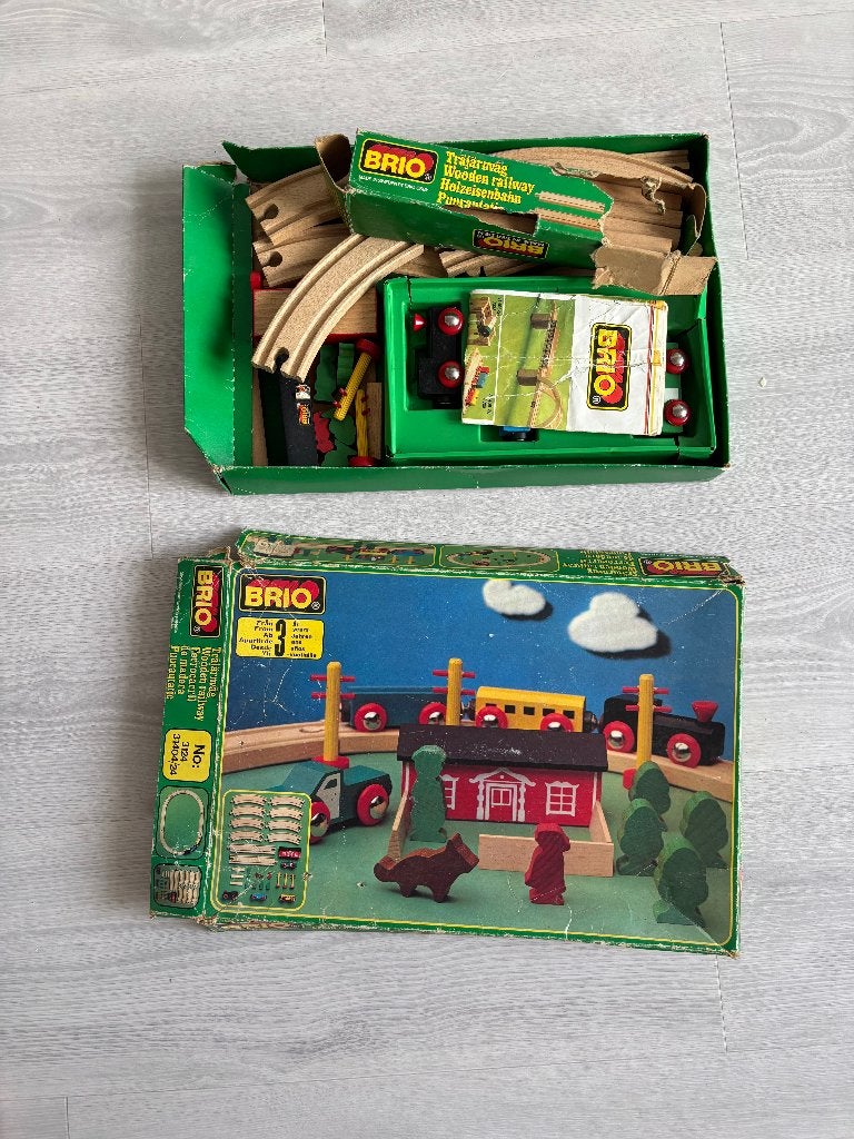 Brio speelgoed - treinrails, trein, brug & kruispunt, Kinderen en Baby's, Speelgoed | Houten speelgoed, Ophalen of Verzenden, Gebruikt