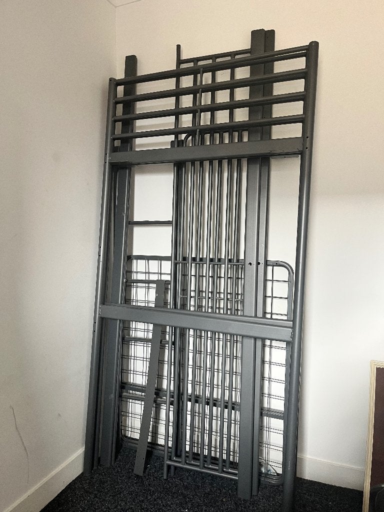 Hoogslaper metaal, Ophalen, Gebruikt, Eenpersoons, 160 tot 180 cm