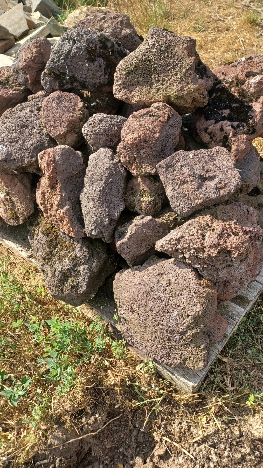 Decoratieve lavastenen voor tuin of vijver, Tuin en Terras, Ophalen, Gebruikt, Kei, Lava